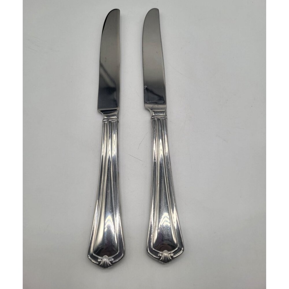 Reed & Barton Select HADLEY Stainless Steel Dinner Knives Set of 2 - Picture 2 of 5